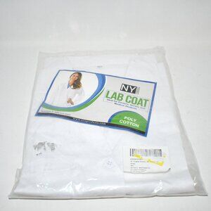 Dress Up America Adult Lab Coat, White, Small 3 Pocket Costume, NWT